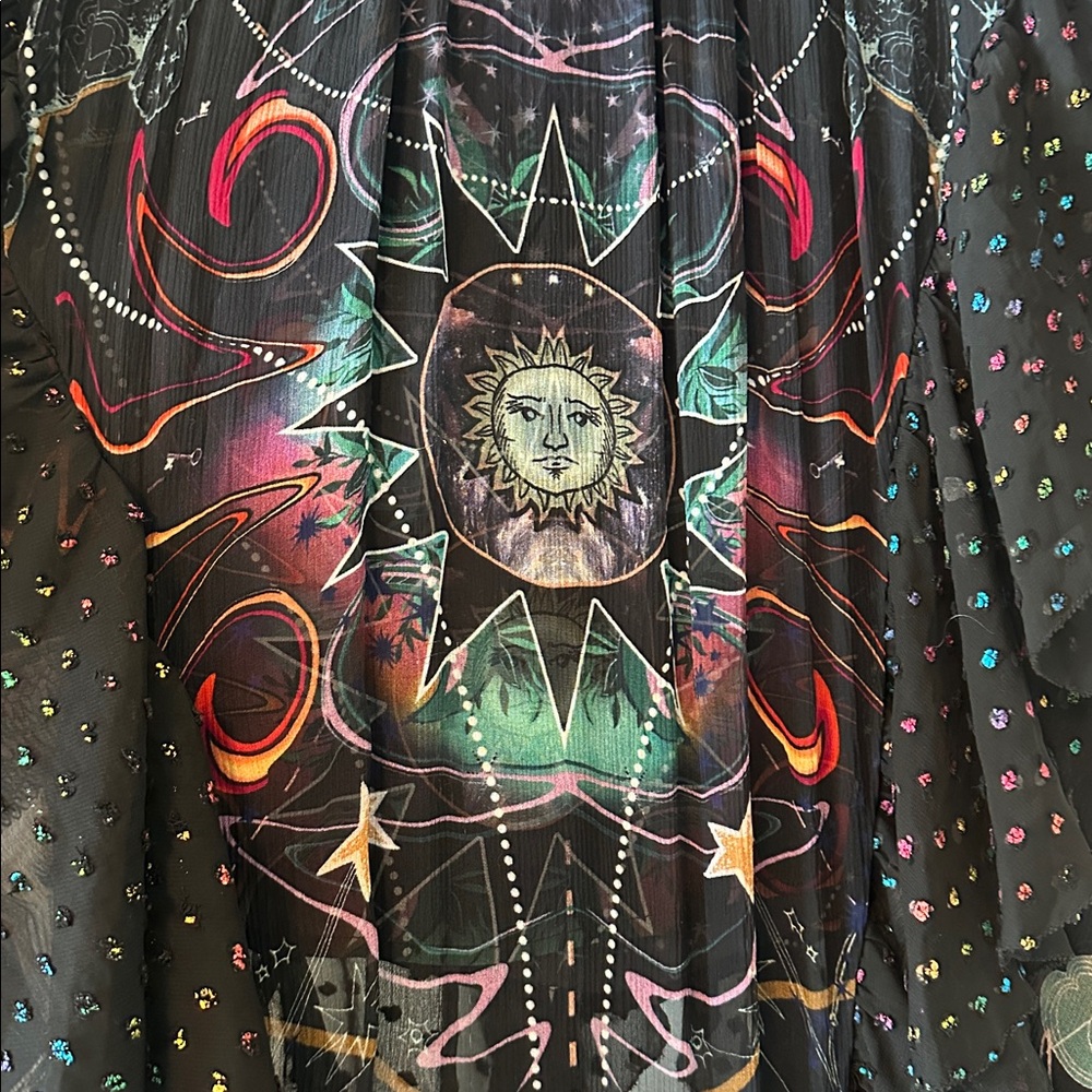 Camilla Midnight Moon House silk Maxi Skirt ♥️Rare Find! - Picture 13 of 15